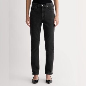 Everlane • The Original Cheeky Jean Black Women's Straight Jeans